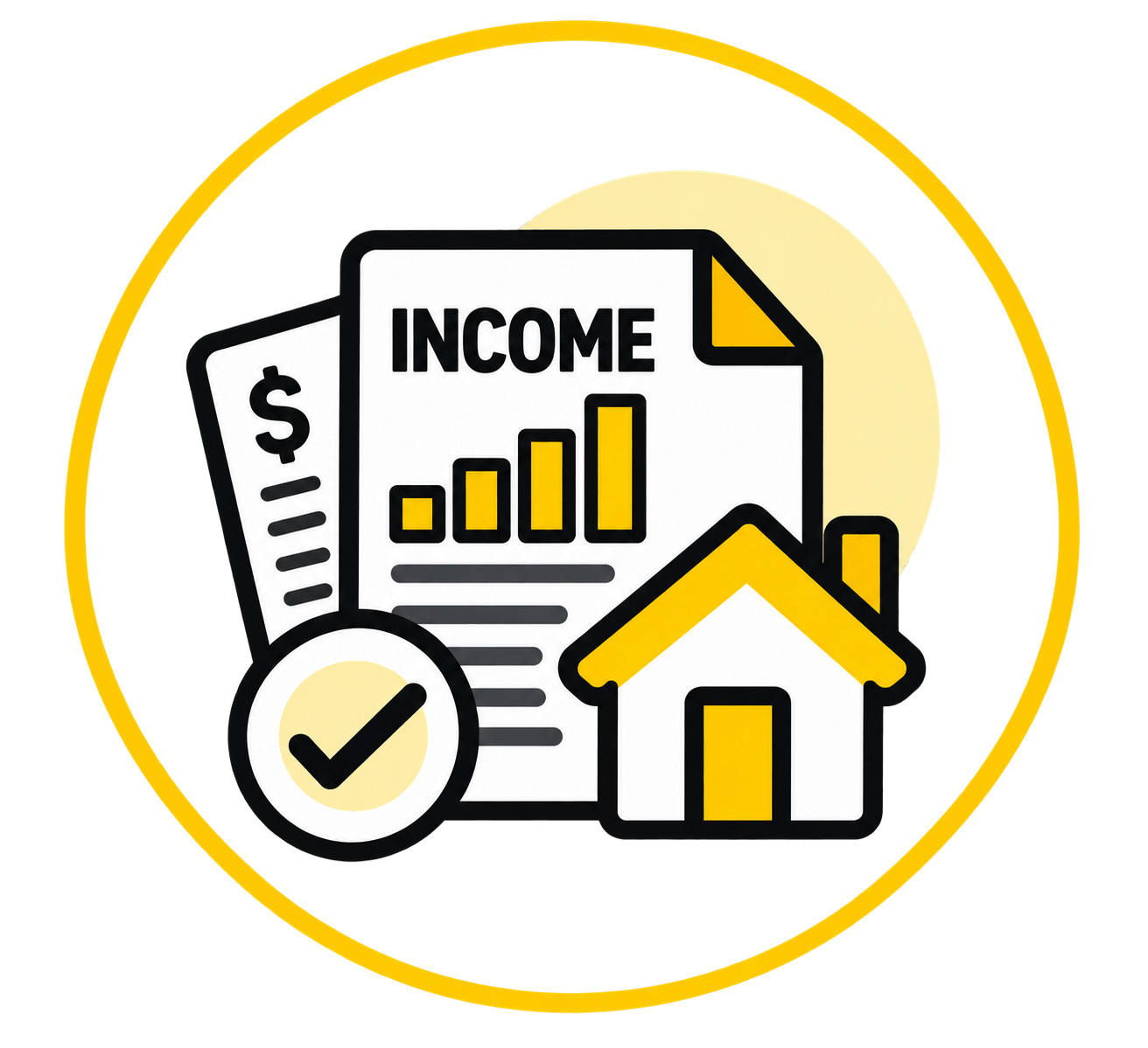 Tax documents and a calculator symbolize Yellow Brick Road Home Loans' financial guidance for mortgage solutions.