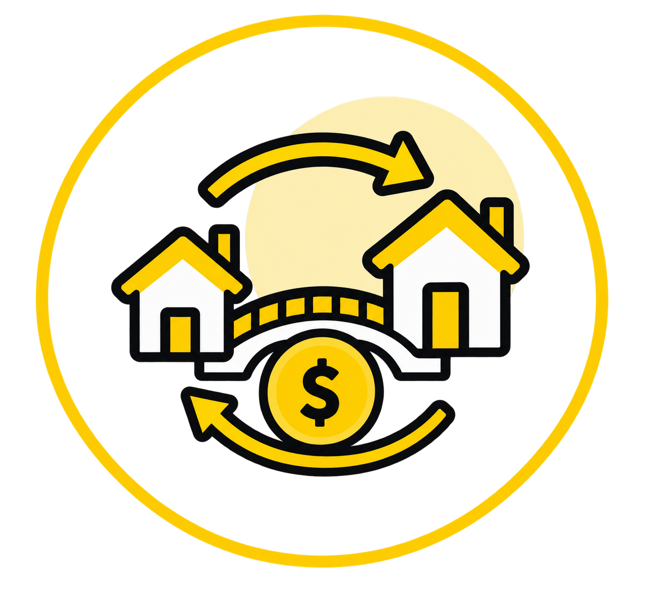 Visual representation of Yellow Brick Road Home Loans services, highlighting home financing and mortgage options.